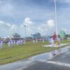 Meski Diguyur Hujan Upacara Peringatan Kemerdekaan Republik Indonesia yang Ke 80 Berjalan hikmad