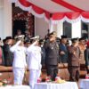 Kapolres Lingga Hadiri Upacara Detik-Detik Proklamasi HUT ke-80 RI di Halaman Kantor Bupati Lingga